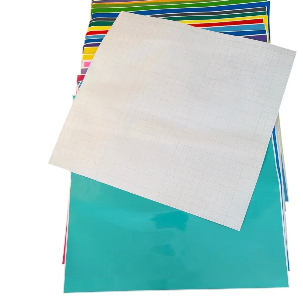 Permanent Adhesive Vinyl Sheets 12x12 Multicolor 29 Pc